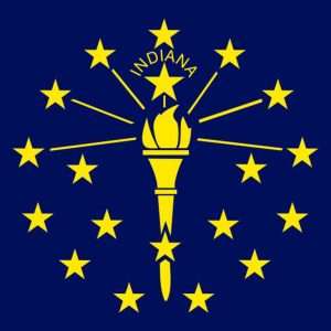 Indiana State Flag - 3x5 Nylon