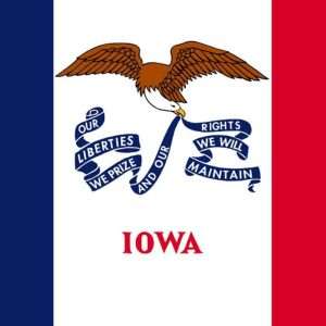 Iowa State Flag - 3x5 Nylon
