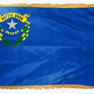 Nevada State Flag - 3x5 Nylon with Pole Hem & Fringe