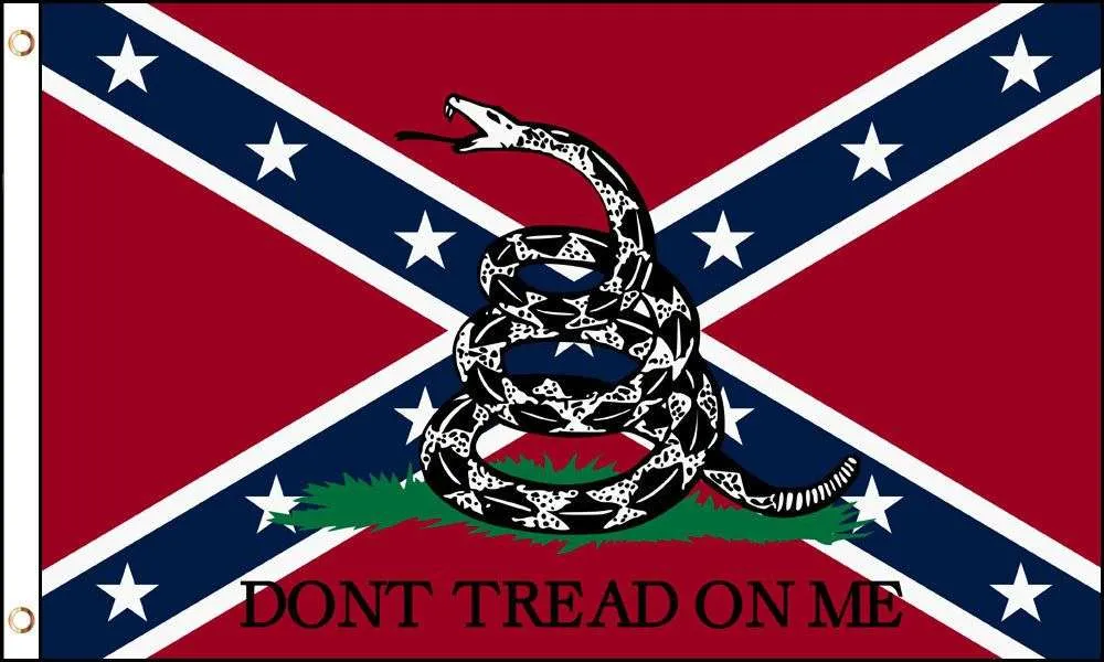 Rebel Don't Tread On Me 3×5 Flag - I AmEricas Flags