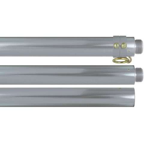 Deluxe Aluminum Pole - Silver