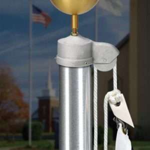 Estate Series Flagpole 15′ to 35′ - External Single Stationary-Rope Halyard