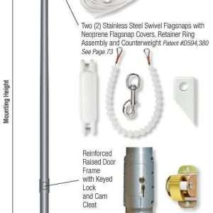 Secure Sentry Series Flagpole | Concord American Flagpole