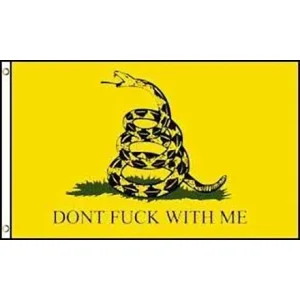Don't Fuck With Me (Gadsden) Flag 3x5ft Poly