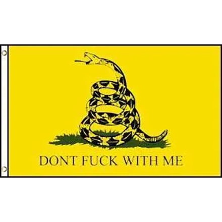Don't Fuck With Me (Gadsden) Flag 3x5ft Poly