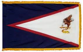 American Samoa flag on a plain background.