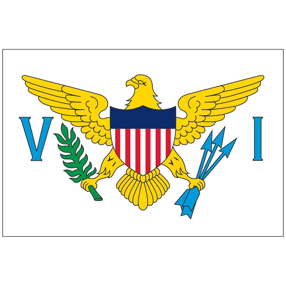U.S. Virgin Islands official seal illustration.