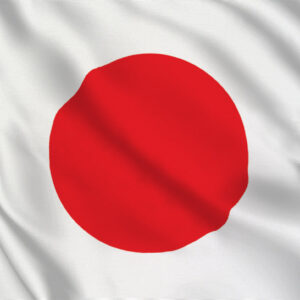 Flag of Japan with red circle