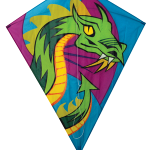 Colorful dragon kite with vibrant design