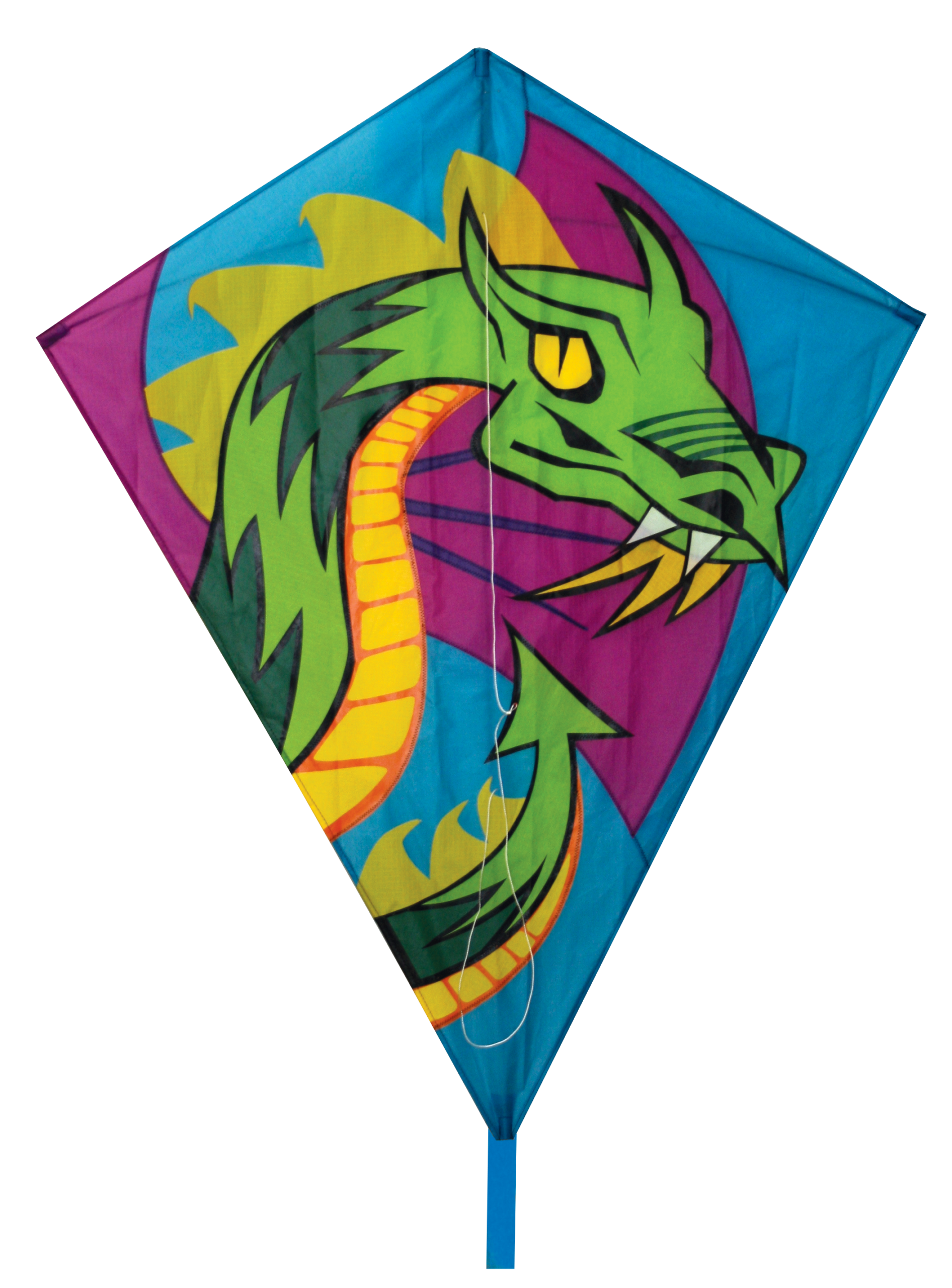 Colorful dragon kite with vibrant design