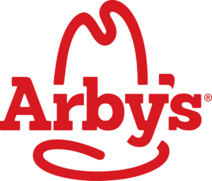 Arby's logo with red cowboy hat design.