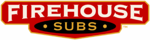 Firehouse Subs logo in red and gold.